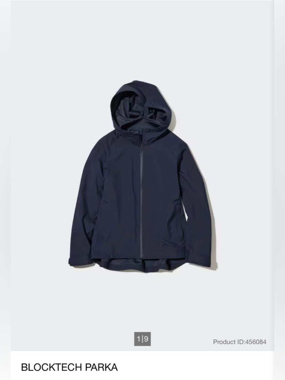 MINT | Uniqlo Women's Blocktech Parka - Navy - XS (Waterproof)